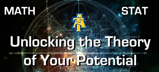 Math Stat - A&T logo - Unlocking the Theory of Your Potential