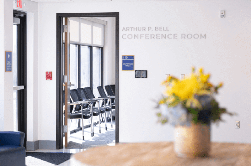 The Arthur P. Bell Conference Room at the University Farm Pavilion